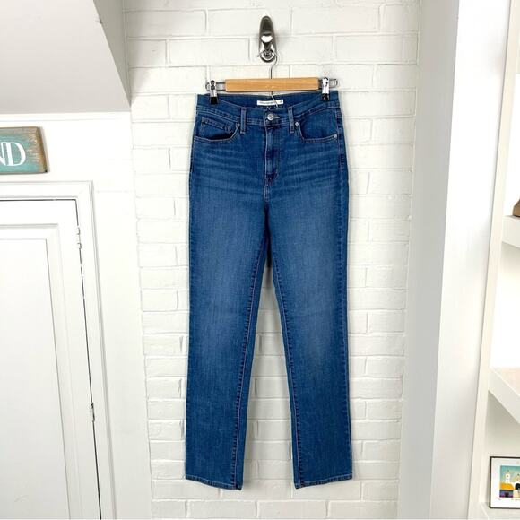 Levi’s 724 High Rise Straight Jeans Size 28 - Picture 1 of 10